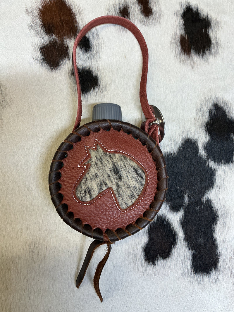 Leather Covered Mini Canteen