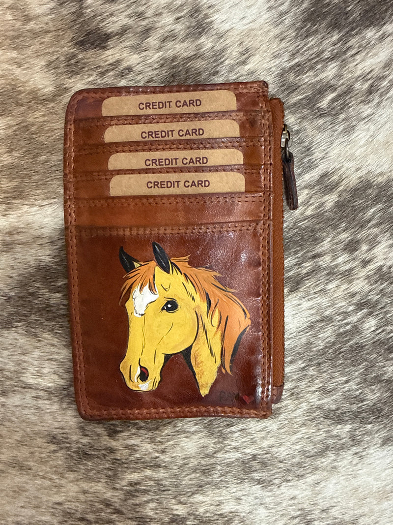 Hand Painted Card Wallets