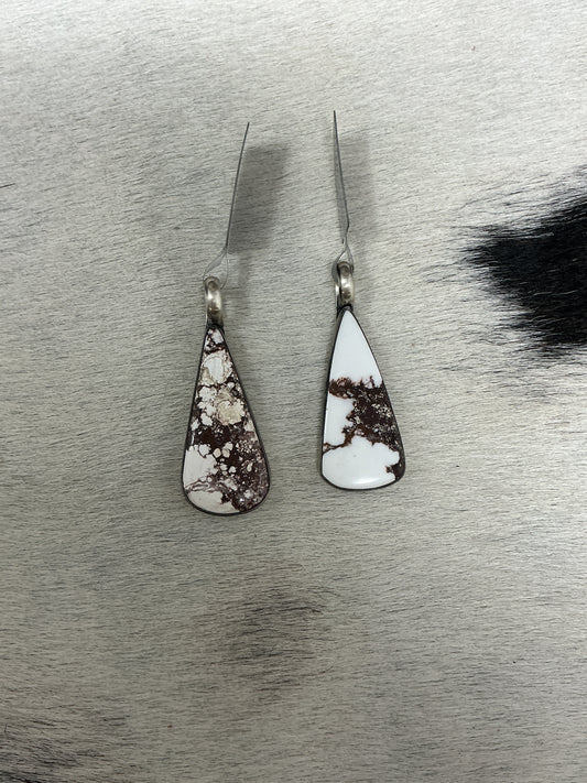 White Buffalo Teardrop Pendant