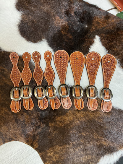 Tooled Youth Spur Strap