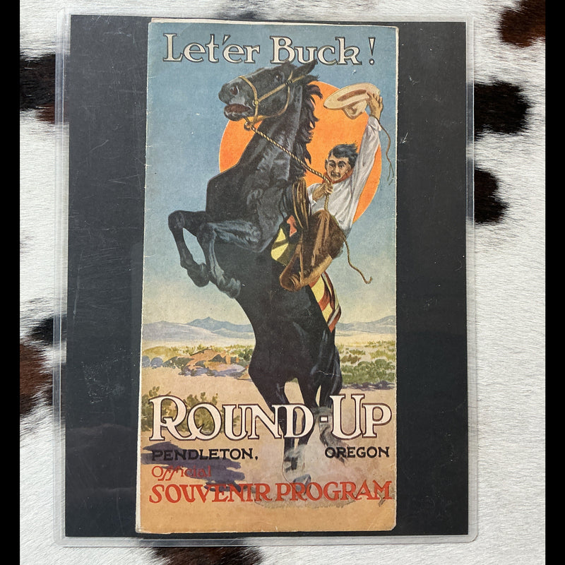 1920 Official Souvenir Program of the Pendleton Round-Up