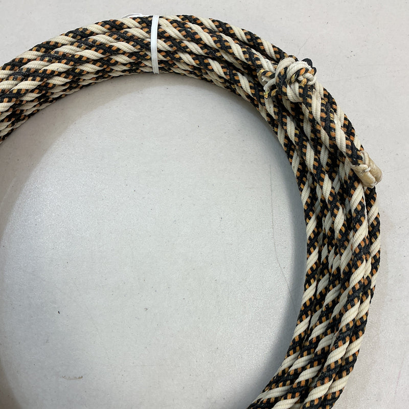 5/16" 60' Waxed Cotton - Yellow, Black & White