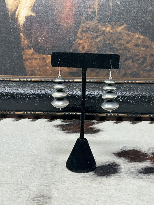 Navajo Pearl Drop Earrings