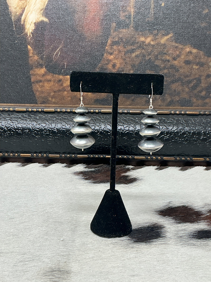 Navajo Pearl Drop Earrings