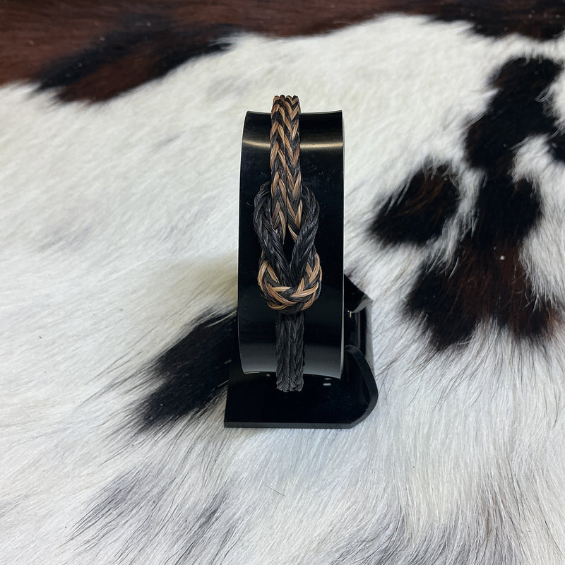 Braided Horsehair Bracelet w/Figure 8