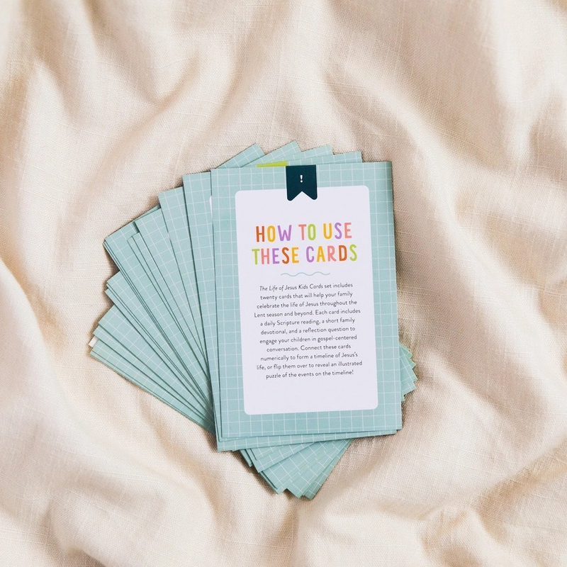 The Life of Jesus Kids Cards Set