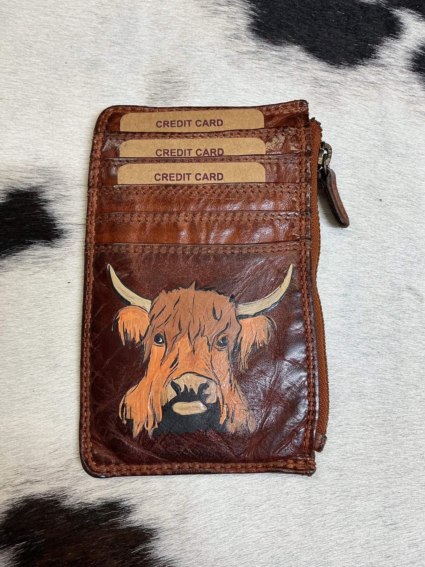 Hand Painted Card Wallets