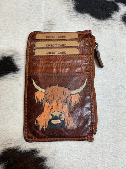 Hand Painted Card Wallets