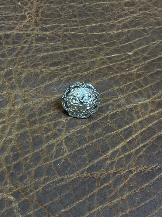 Sterling Silver 3/4" Chicago Screw Concho