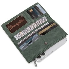 Wrangler Embroidered Bi-Fold Wallet