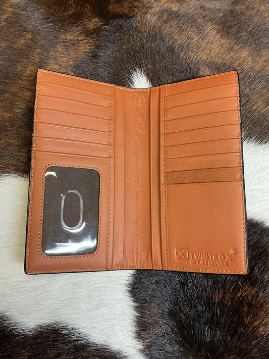 Basket Stamped Wallet w/Tooling