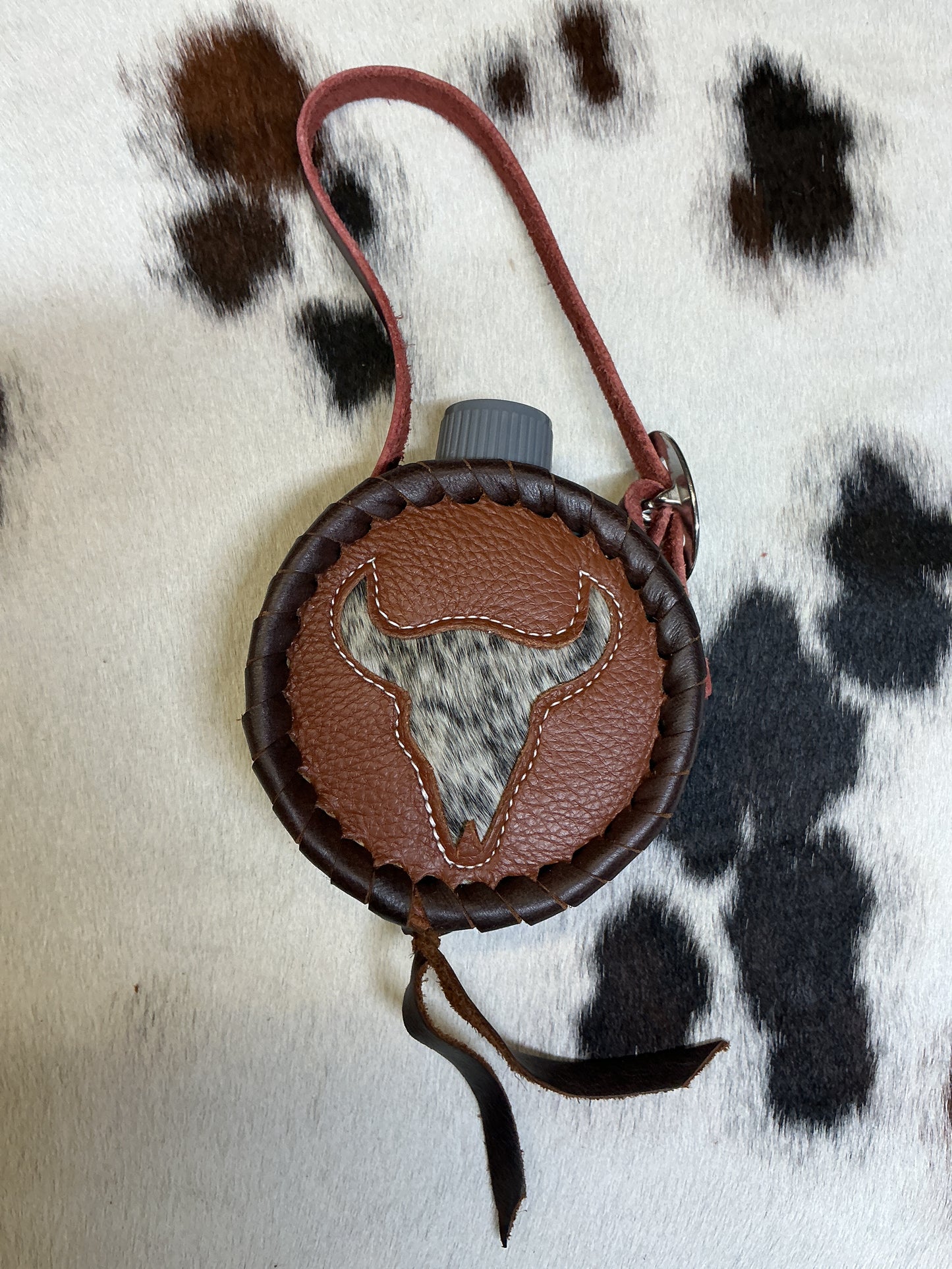 Leather Covered Mini Canteen