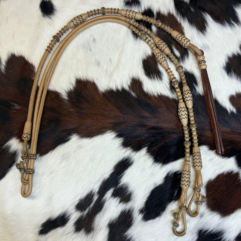 32 Plait California w/Accents Reins & Romal