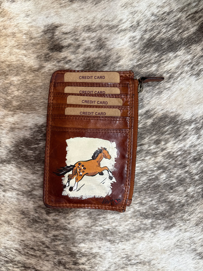Hand Painted Card Wallets