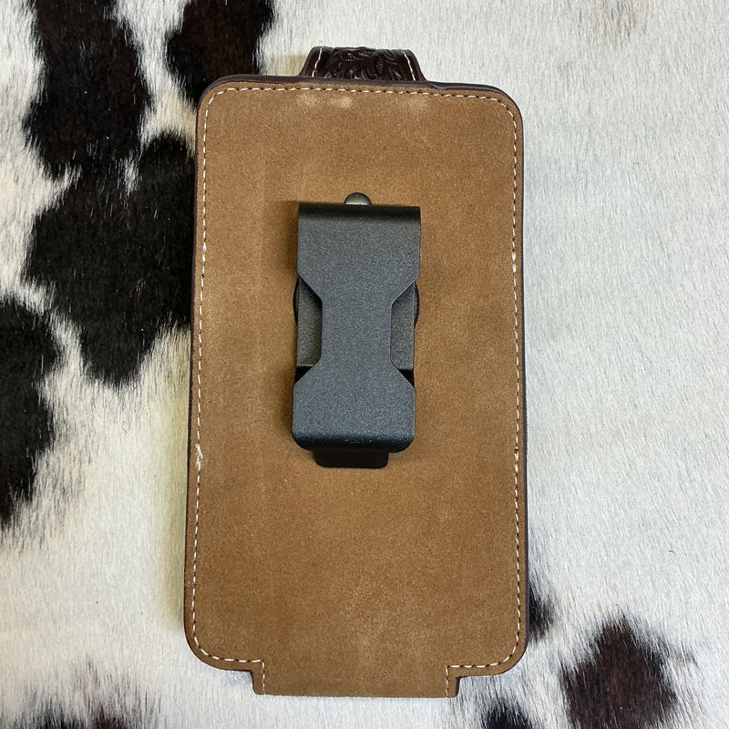 Rough Out w/Buck Stitching Cell Phone Case