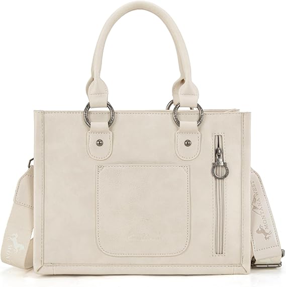 Montana West Tooled Concho Tote/Crossbody