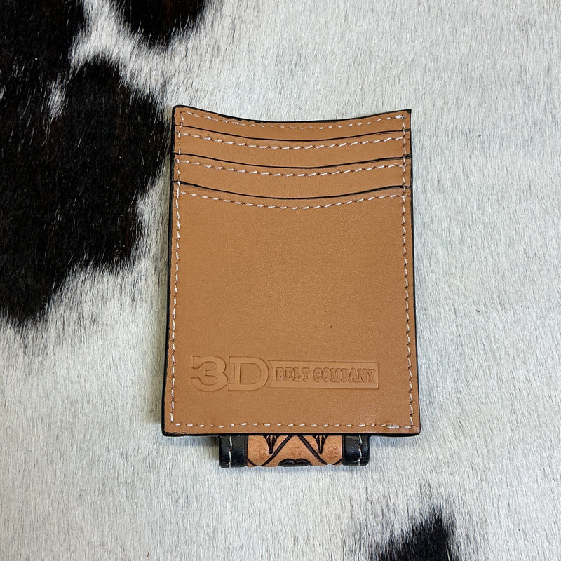 Magnetic Money Clip Wallet w/Card Suits