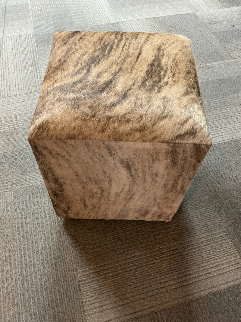 Cowhide Ottoman - Square