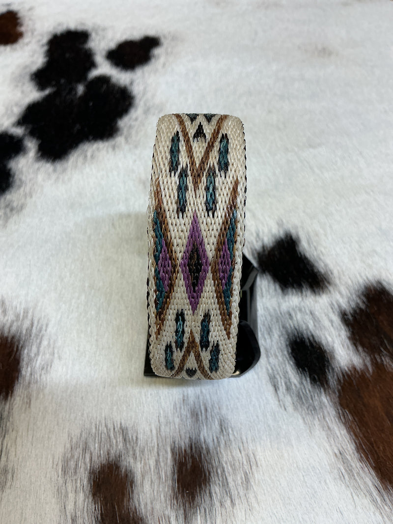 Hitched Horsehair Cuff Bracelet