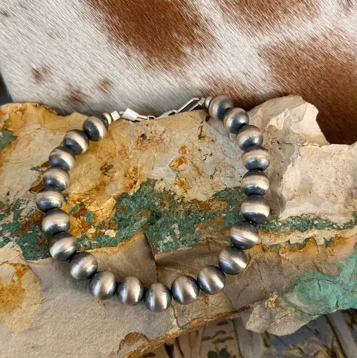 8mm Sterling Pearl Bracelet