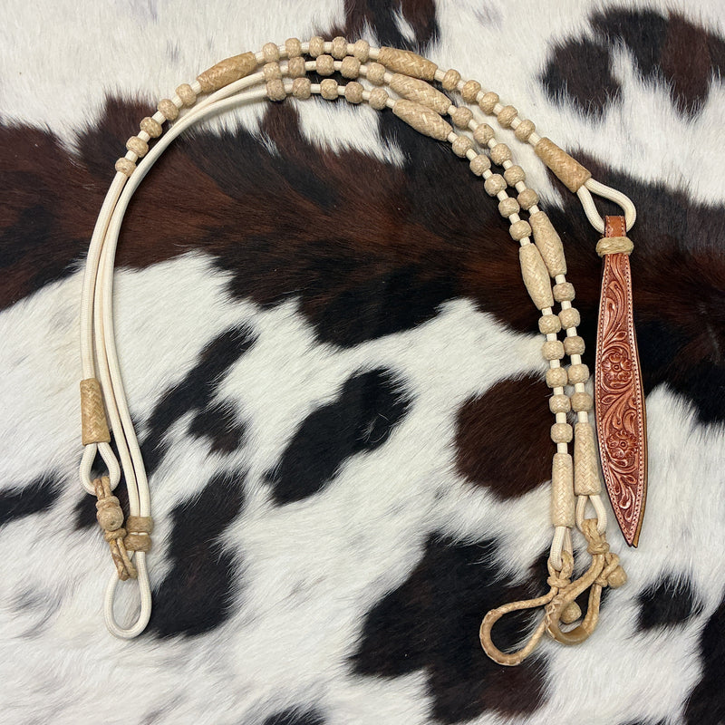 Braided Nylon Oklahoma Reins & Romal