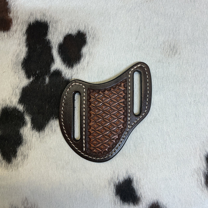 Pocket Knife Stamped Cross Draw Sheath