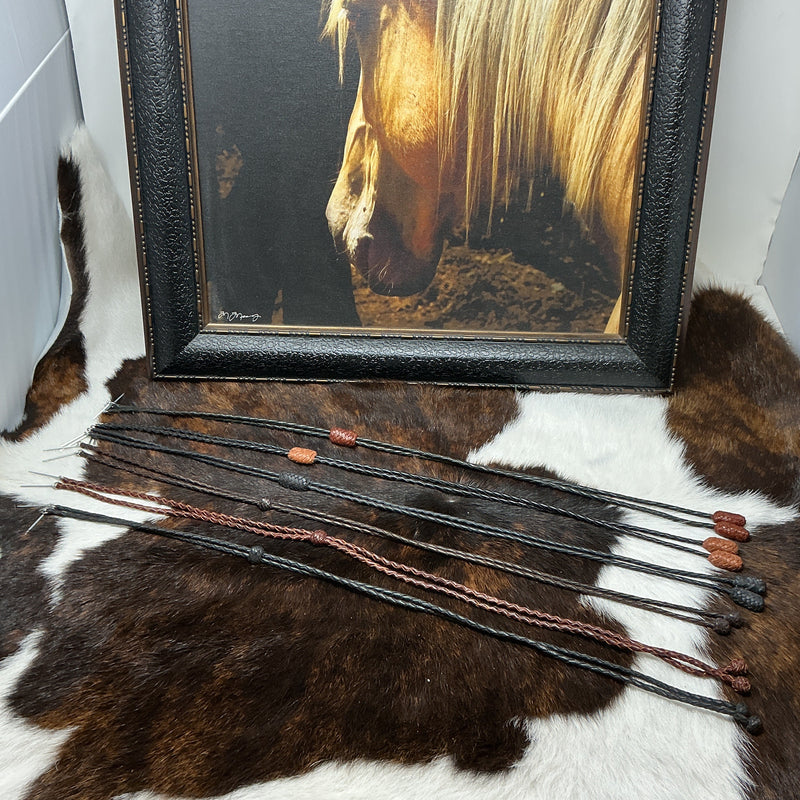 Braided Leather Stampede String