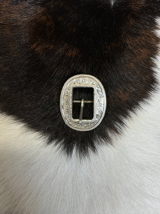 Sterling Silver 5/8" Oval Buckle