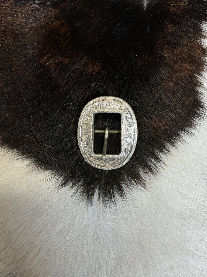 Sterling Silver 5/8" Oval Buckle