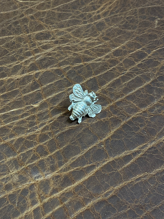 Sterling Silver 5/8" Bee Bolt Back Concho