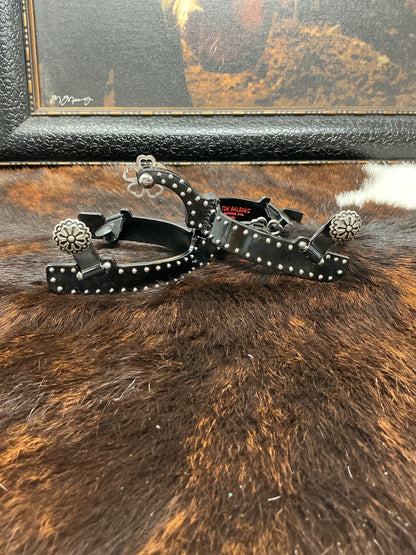 Ladies Spur- #44 Dots With Black Finish
