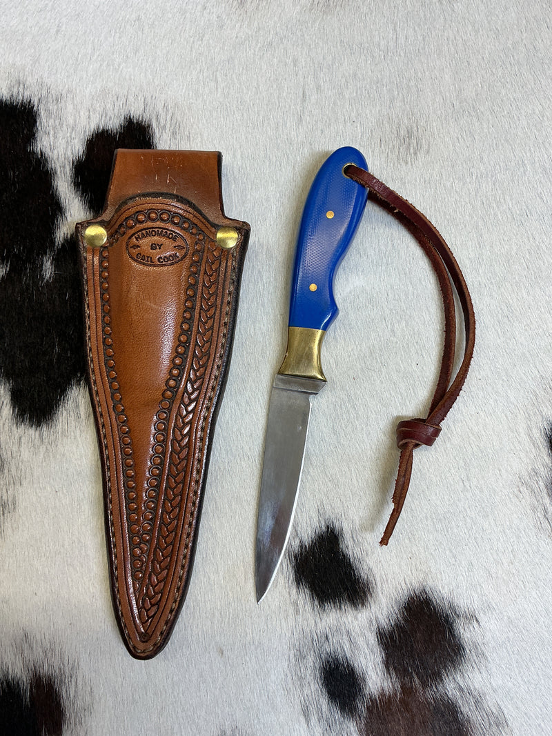 Gail Cook Fixed Blade Knife w/Sheath