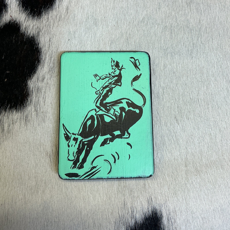 Hand Painted Compact Mirror