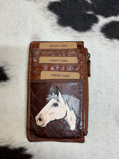 Hand Painted Card Wallets