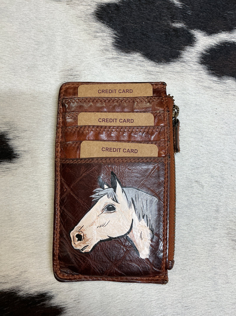 Hand Painted Card Wallets