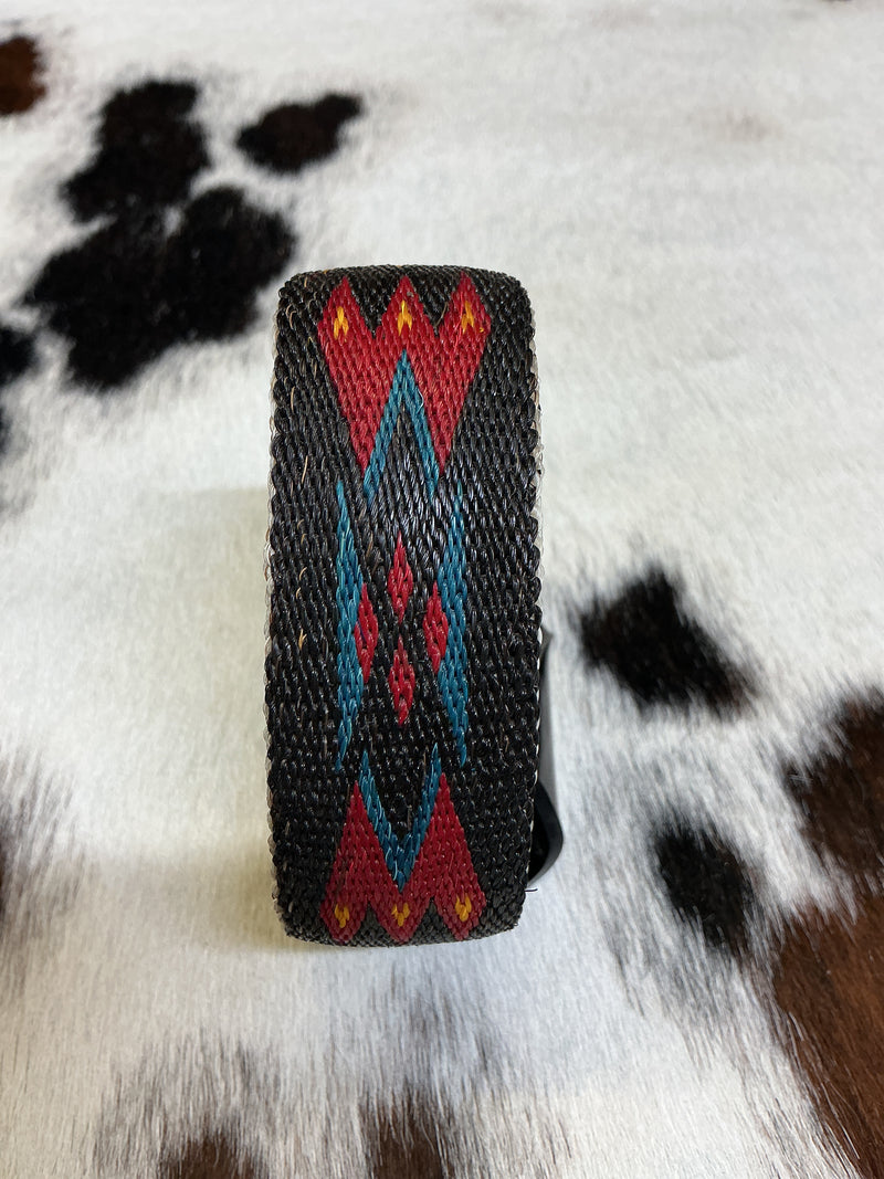 Hitched Horsehair Cuff Bracelet