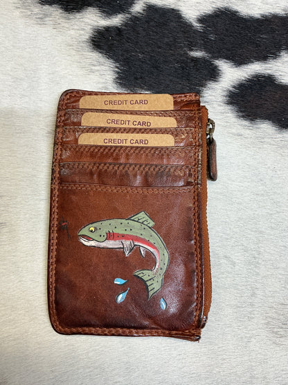 Hand Painted Card Wallets