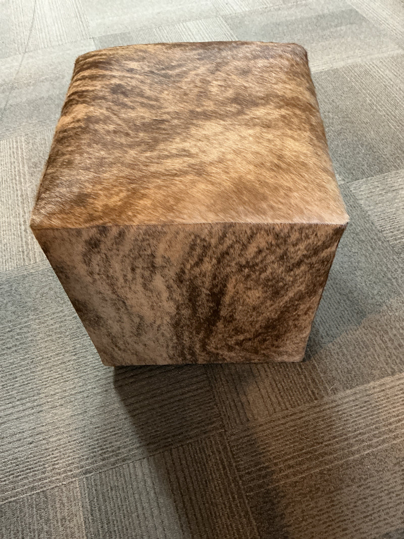 Cowhide Ottoman - Square