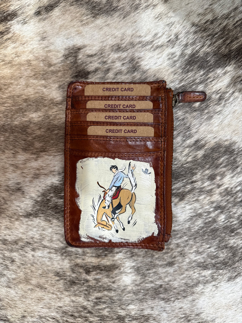 Hand Painted Card Wallets