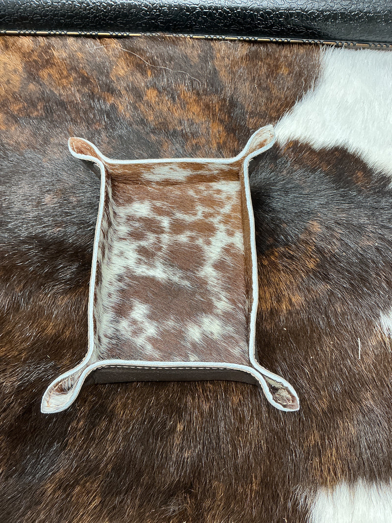 Small Cowhide Tray