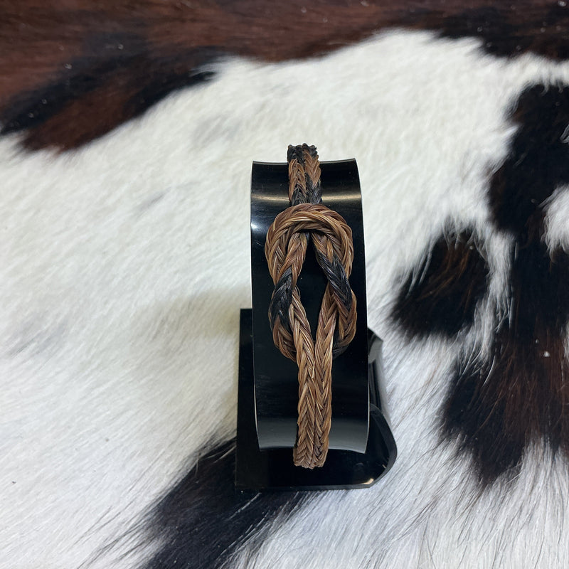 Braided Horsehair Bracelet w/Figure 8