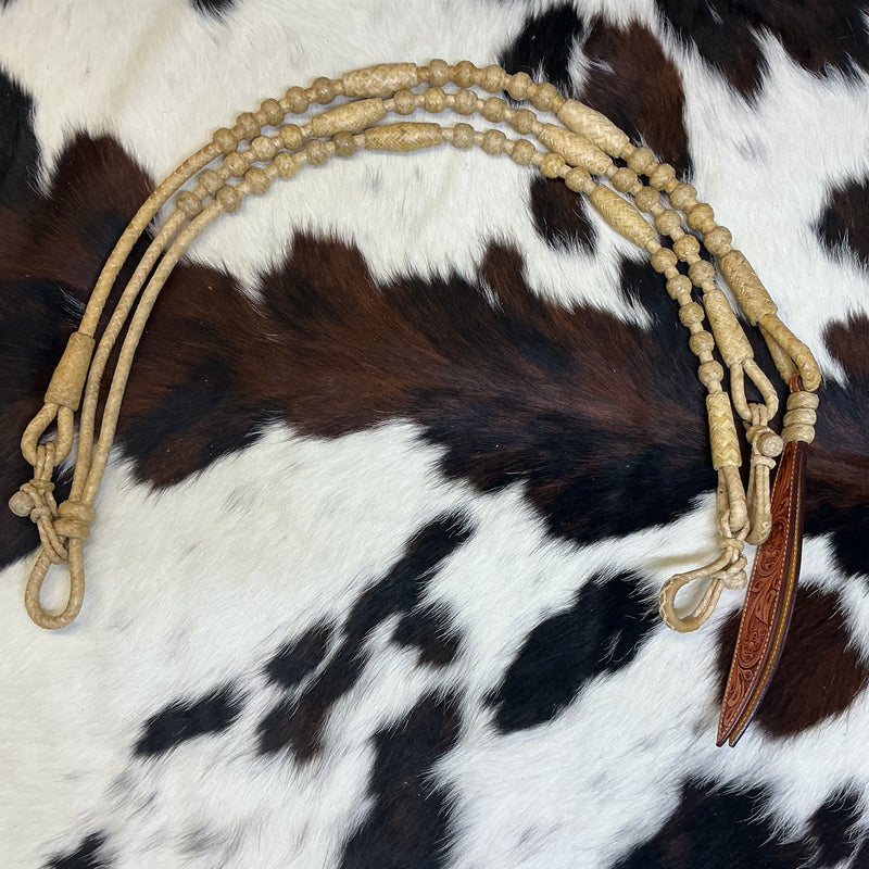8 Plait Cowboy 3/8" Reins & Romal