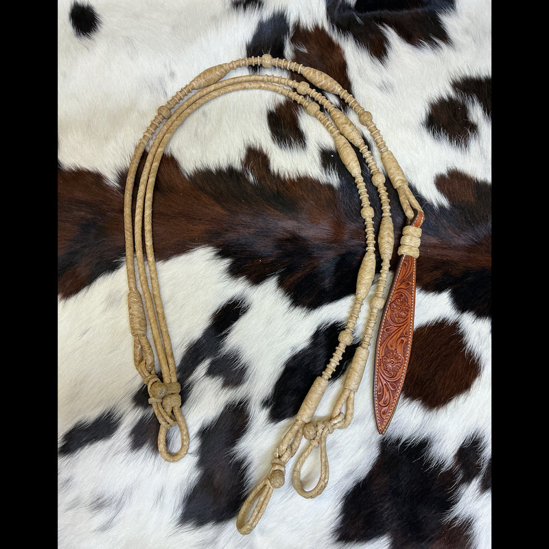 8 Plait Cowboy Reins & Romal