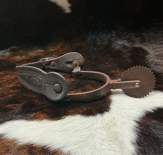 Early Buerman Spurs w/Harpham Bros. Straps