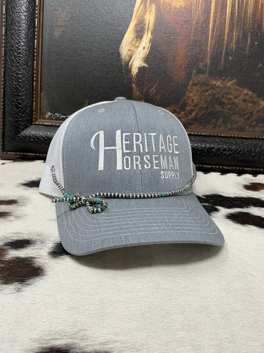 Navajo Pearl w/Turquoise Trucker Hat Chain