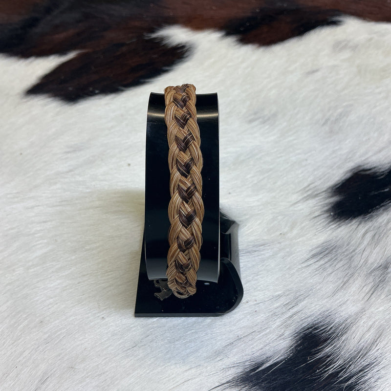 Flat Braided Horsehair Bracelet