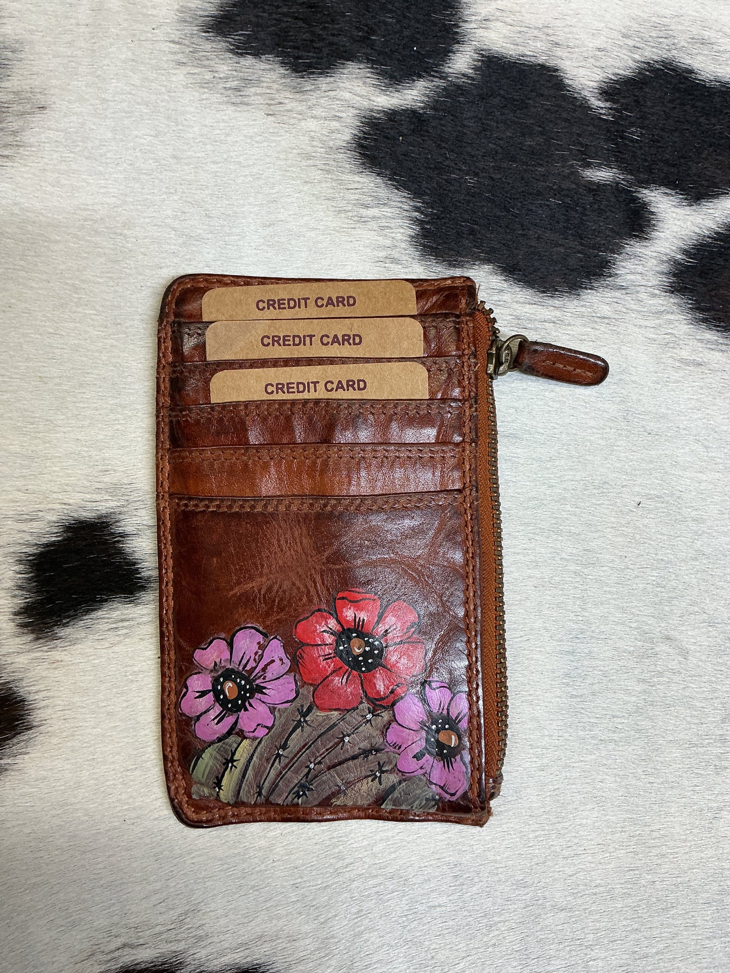 Hand Painted Card Wallets