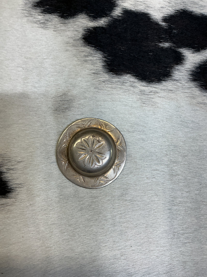 Vintage Sterling Concho Pin