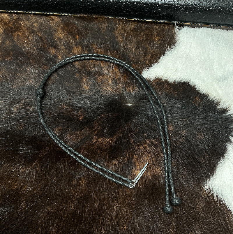 Braided Leather Stampede String