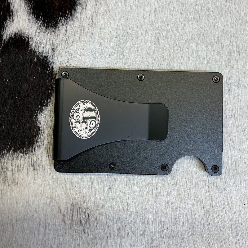 Carbon Fiber RFID Blocking Wallet w/American Flag